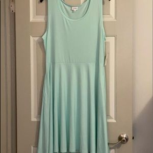 LuLaRoe Mint Green Sleeveless Dress